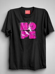 Hope - Black Unisex Printed T-Shirt