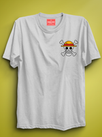 Load image into Gallery viewer, One Piece  - White Unisex Printed T-Shirt
