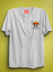 One Piece  - White Unisex Printed T-Shirt