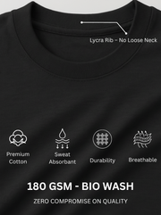 Solid Black Unisex T-Shirt