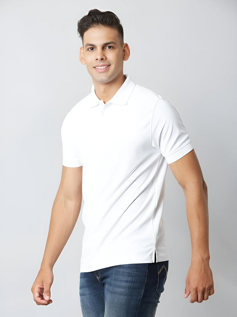 White Polo T-shirt