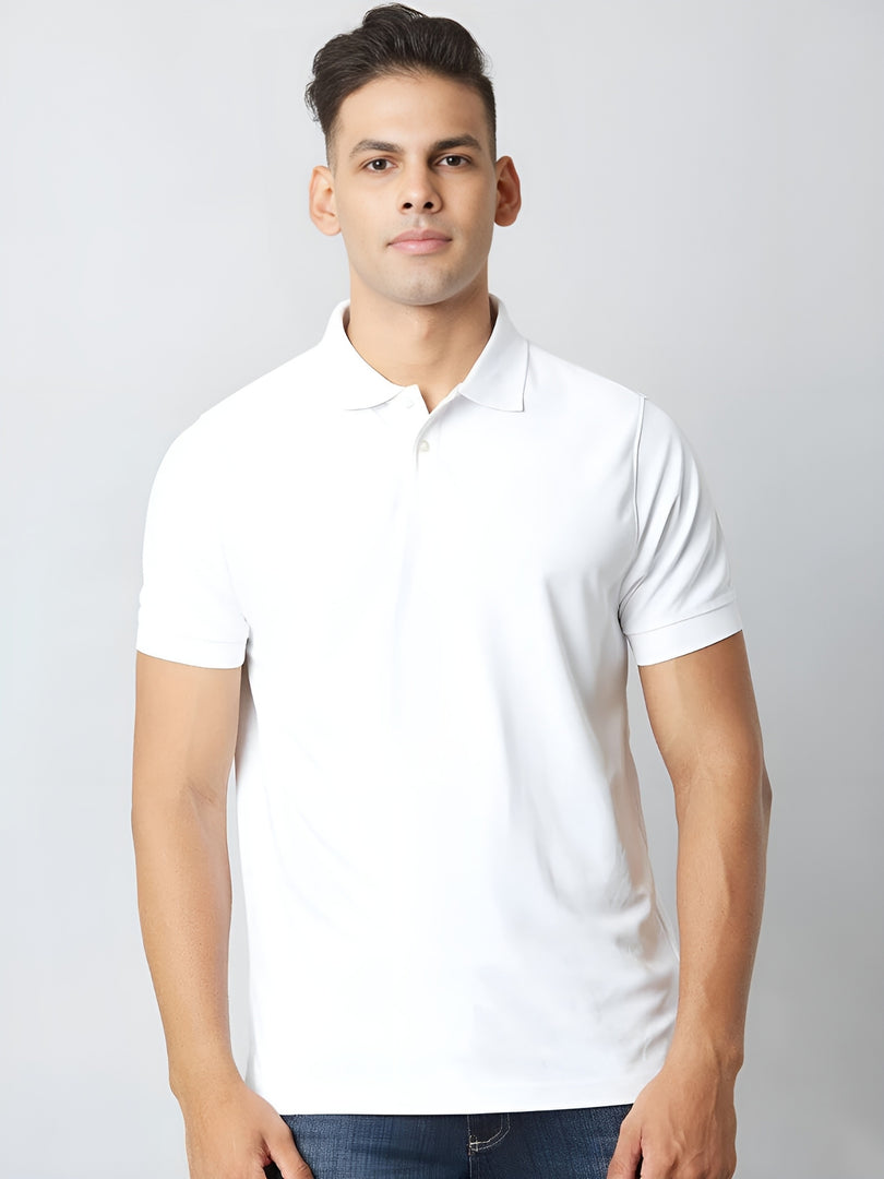 White Polo T-shirt