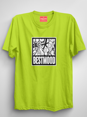 Best Mood - Neon Lime Unisex Printed T-Shirt