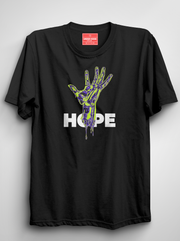 Hope In Reach- Black Unisex Printed T-Shirt