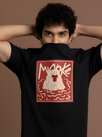 Load image into Gallery viewer, Monke - Black Unisex Printed T-Shirt
