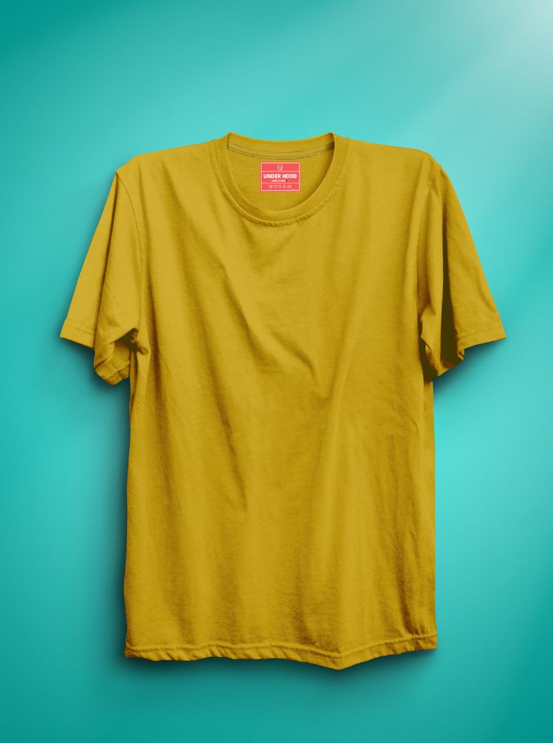 Solid Mustard Unisex T-Shirt