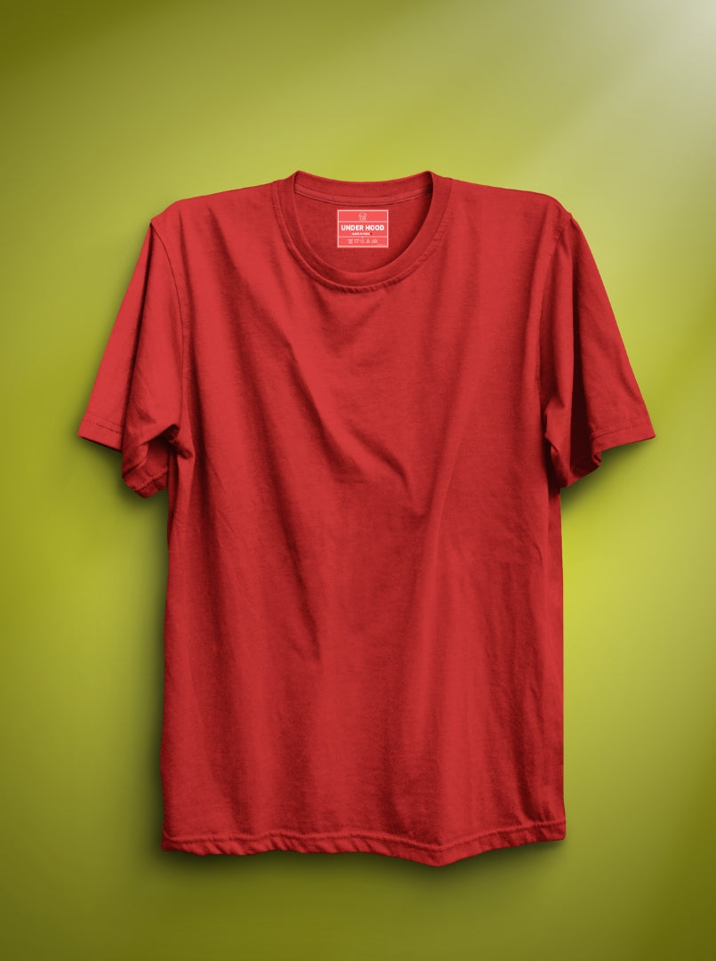 Solid Red Unisex T-Shirt