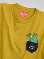 Load image into Gallery viewer, Little monster - Mustard Unisex Printed T-Shirt
