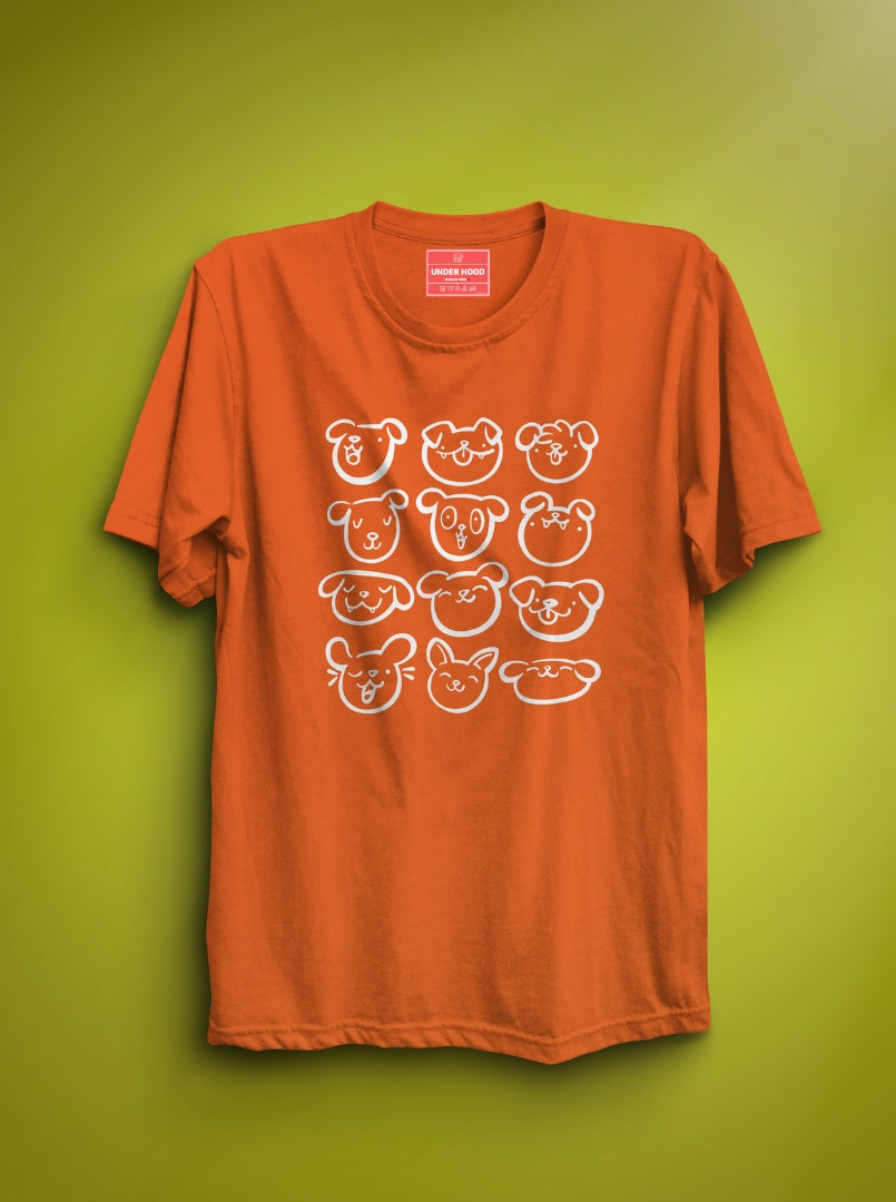 Toys  - Orange Unisex Printed T-Shirt