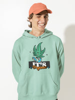 Load image into Gallery viewer, It&#39;s Organic – Mint Green Unisex Printed Hoodies
