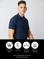 Load image into Gallery viewer, True Navy Polo T-shirt
