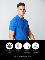 Load image into Gallery viewer, Imperial Blue Polo T-shirt